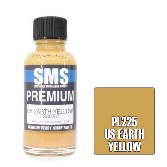 SMS Premium Acrylic Lacquer Colour US Earth Yellow PL225