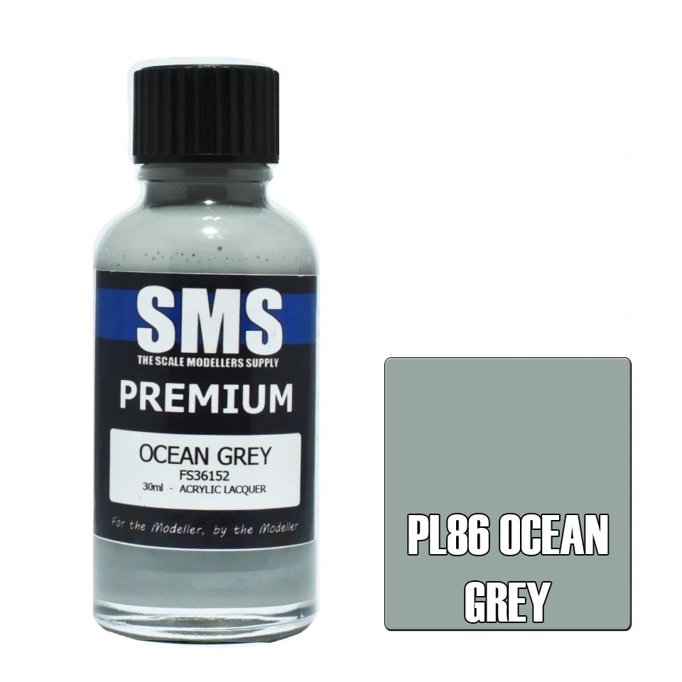 SMS Premium Acrylic Lacquer Colour Ocean Grey PL86