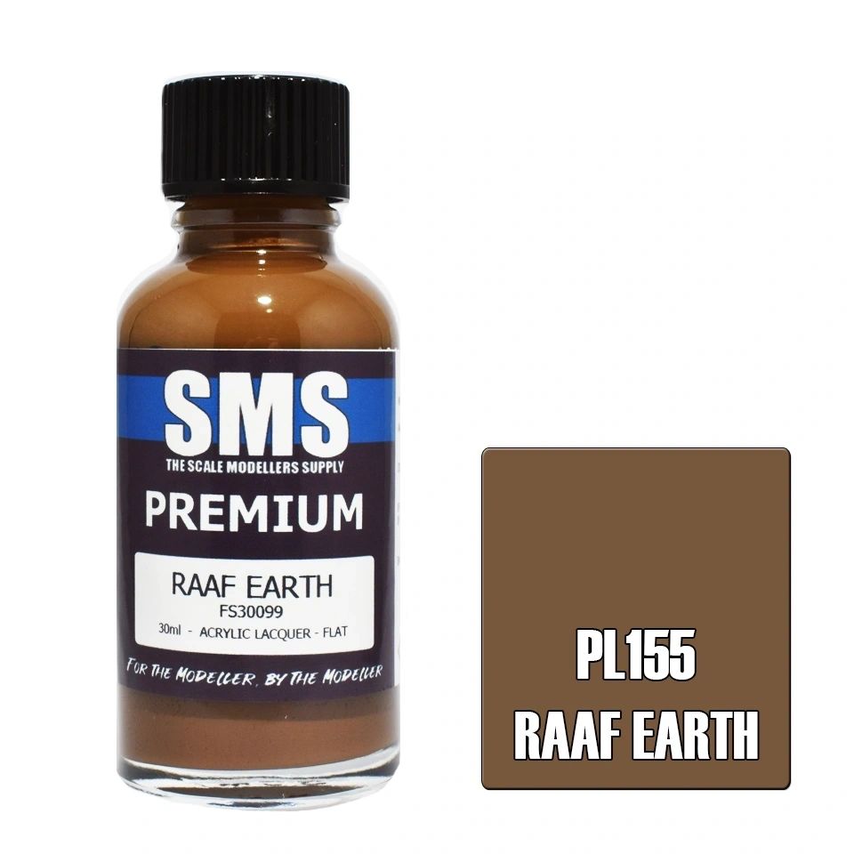 SMS Premium Acrylic Lacquer Colour RAAF Earth PL155