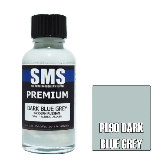 SMS Premium Acrylic Lacquer Colour Dark Blue Grey PL90