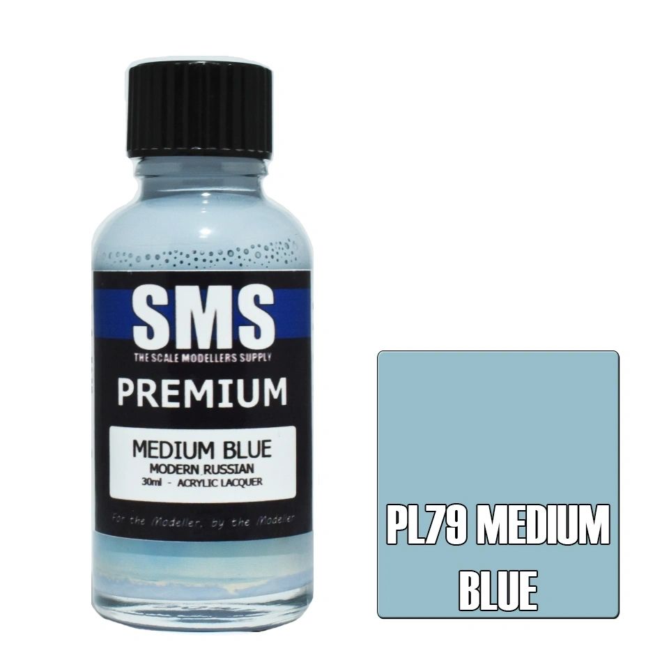 SMS Premium Acrylic Lacquer Colour Medium Blue PL79