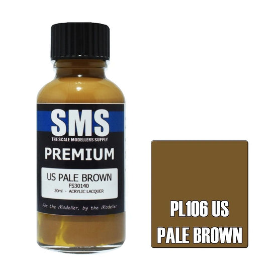 SMS Premium Acrylic Lacquer Colour US Pale Brown PL106