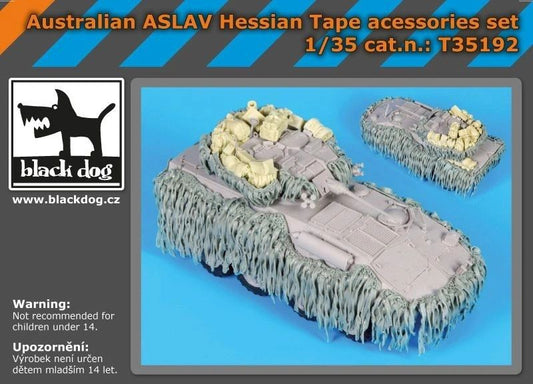 Blackdog 1:35 ASLAV Hessian Tape accessories set