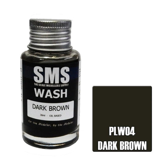 SMS Wash Oil Based Colour Dark Brown PLW04