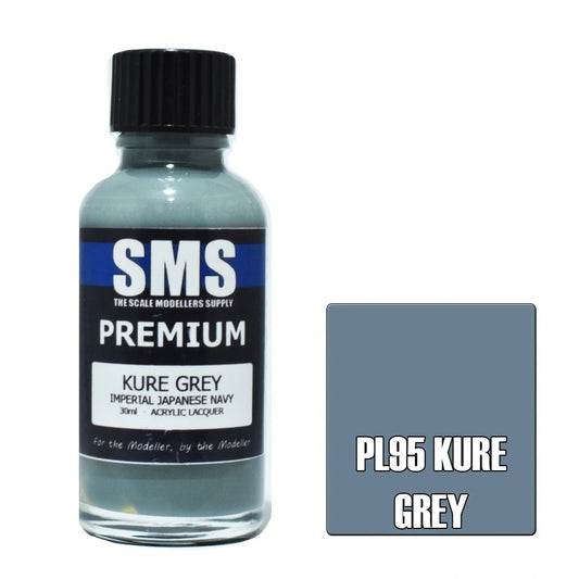 SMS Premium Acrylic Lacquer Colour Kure Grey PL95