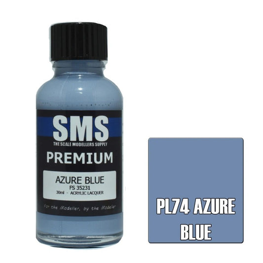 SMS Premium Acrylic Lacquer Colour Azure Blue PL74