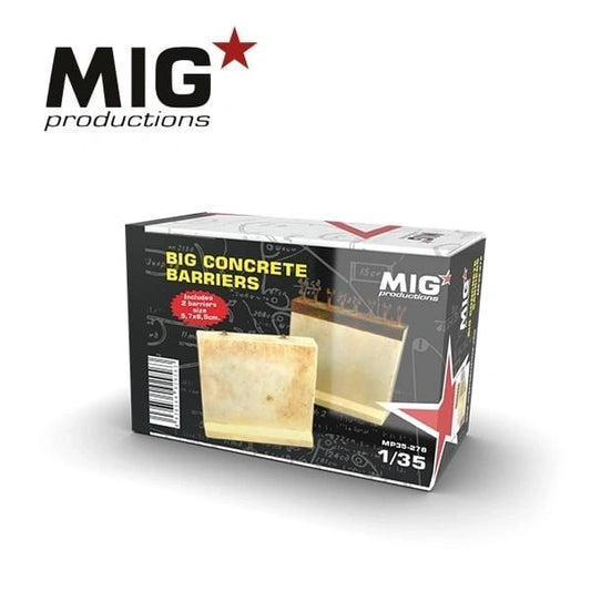 MIG Productions 1/35 Big Concrete Barriers