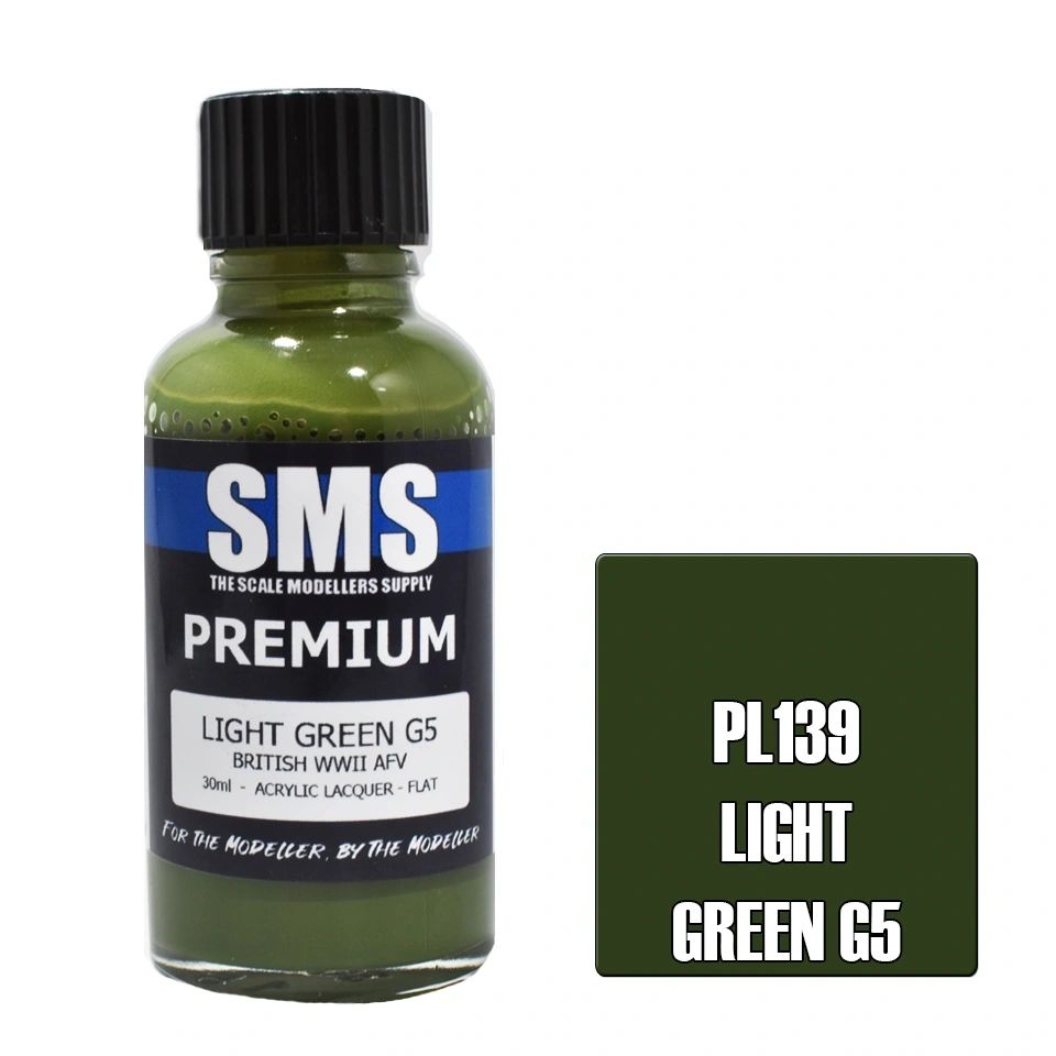 SMS Premium Acrylic Lacquer Colour Light Green PL139