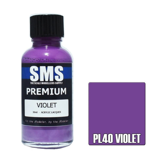 SMS Premium Acrylic Lacquer Colour Violet PL40