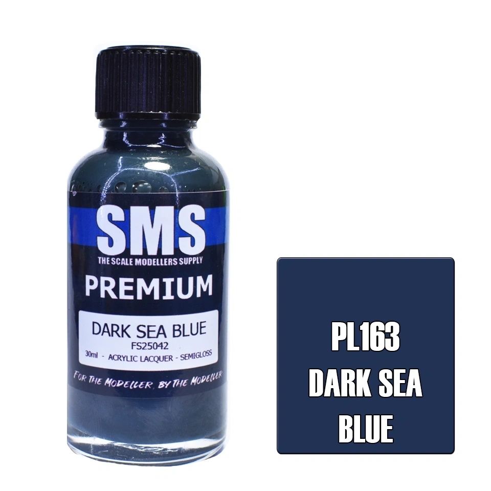 SMS Premium Acrylic Lacquer Colour Dark Sea Blue PL163